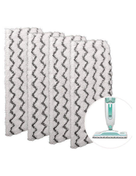 Paños de Reemplazo Microfibra Flammi para Mopas Shark S1000 - 4 Piezas