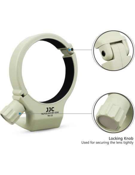 Anillo de Montaje en Trípode JJC TR-1II para Lentes Canon