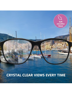 Toallitas de limpieza de lentes iDuster - 220 unidades prehumedecidas 2