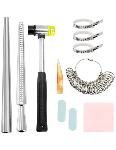 Set de Herramientas de Medición de Anillos TOPZEA 11 Piezas