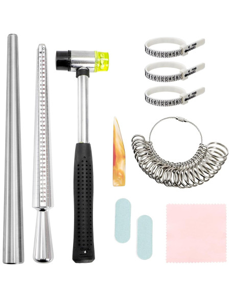 Set de Herramientas de Medición de Anillos TOPZEA 11 Piezas