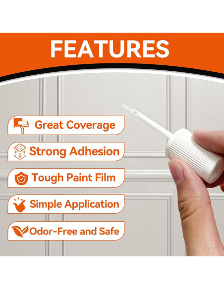 Pintura de Retoque Brohood 30ML Blanca Semibrillante Multi Superficie