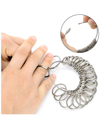 Set de Herramientas de Medición de Anillos TOPZEA 11 Piezas