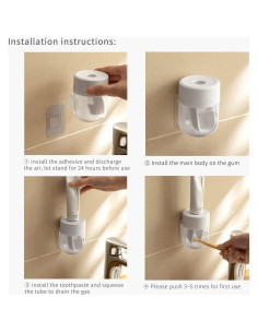 Dispensador Automático de Pasta de Dientes So Nice Blanco 2025 2