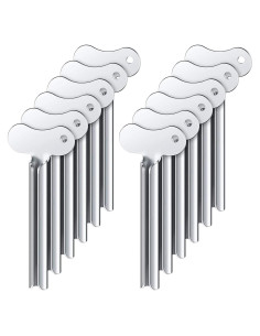 Exprimidor de Tubo de Metal ZOCONE - 12 Piezas, Acero Inoxidable