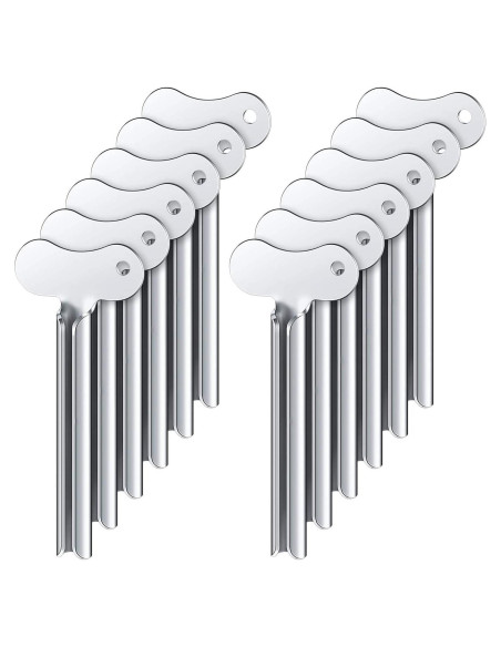 Exprimidor de Tubo de Metal ZOCONE - 12 Piezas, Acero Inoxidable