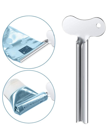 Exprimidor de Tubo de Metal ZOCONE - 12 Piezas, Acero Inoxidable