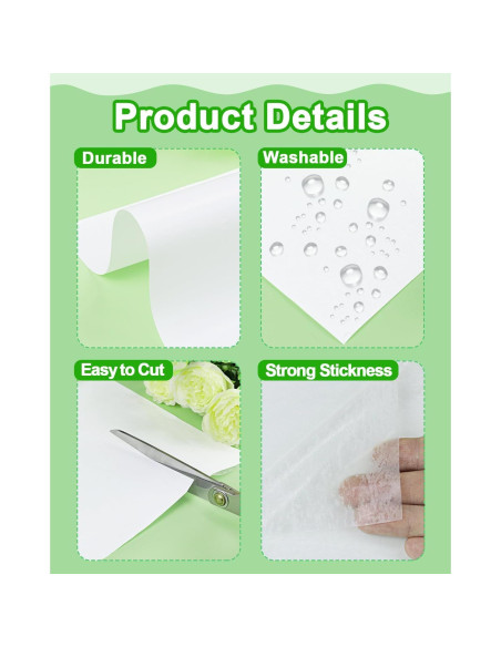 PLANTIONAL Parche de Planchar Doble Cara 20 PCS A4 Adhesivo