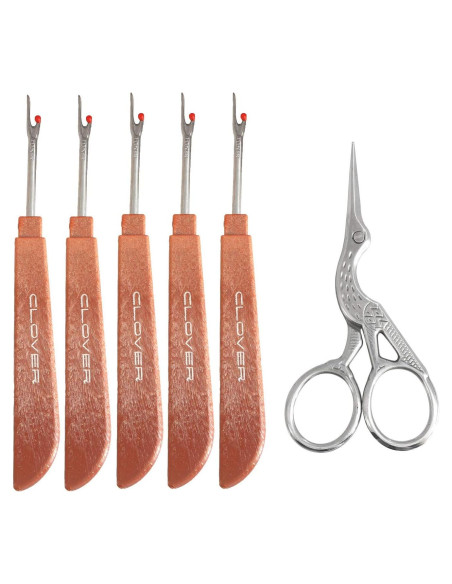 Set de Costura RLECS 5 Piezas con Tijeras de Grulla
