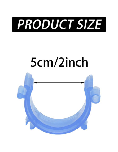 Set de 80 Clips para Bobinas JAKOUE - Sujetadores Coloridos para Hilo
