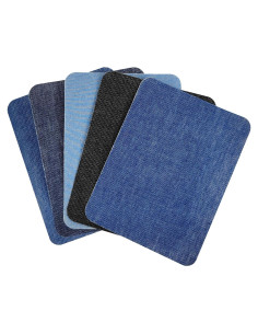 5 Pcs Parche de Planchar Kuyaehe para Jeans 12.7 x 9.4 cm