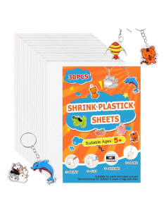 30 Hojas de Shrinky Dink Altdeovk para Manualidades DIY 14.5x10.4cm