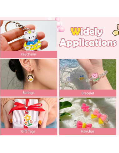 30 Hojas de Shrinky Dink Altdeovk para Manualidades DIY 14.5x10.4cm