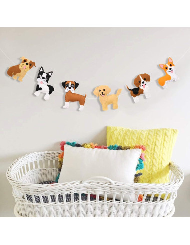 Kit de Costura CiyvoLyeen para Niños - Peluche de Perro DIY