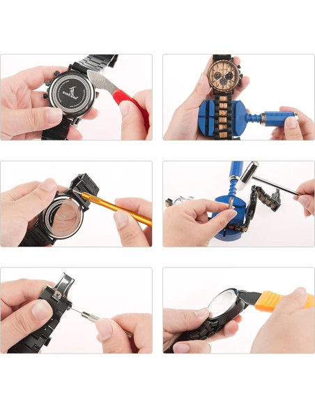 Kit de Herramientas para Reparación de Relojes LIYOU 147 Pcs