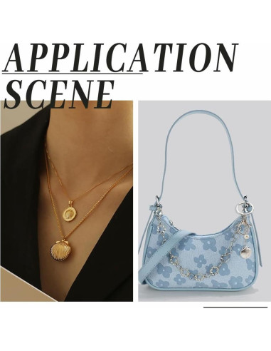 12 Encantos de Locket de Concha PH PandaHall - 3 Colores