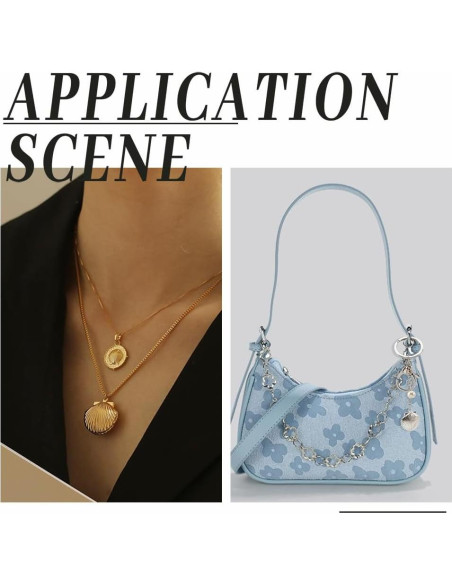 12 Encantos de Locket de Concha PH PandaHall - 3 Colores