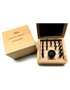 Juego de Punches para Bezel JTS 18 Piezas 0.75 a 7.75mm