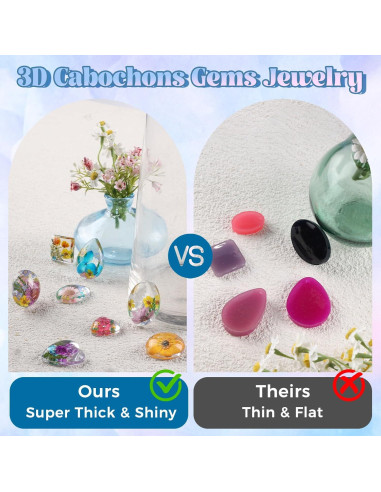 Kit de Moldes de Resina LET'S RESIN 36 Cavidades para Joyería