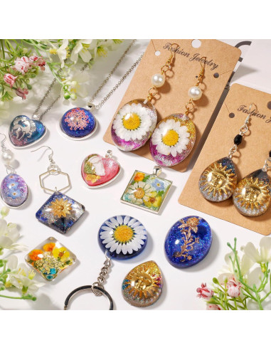 Kit de Moldes de Resina LET'S RESIN 36 Cavidades para Joyería