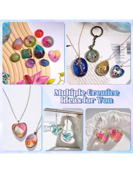 Kit de Moldes de Resina LET'S RESIN 36 Cavidades para Joyería