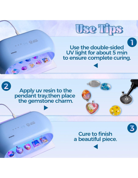 Kit de Moldes de Resina LET'S RESIN 36 Cavidades para Joyería