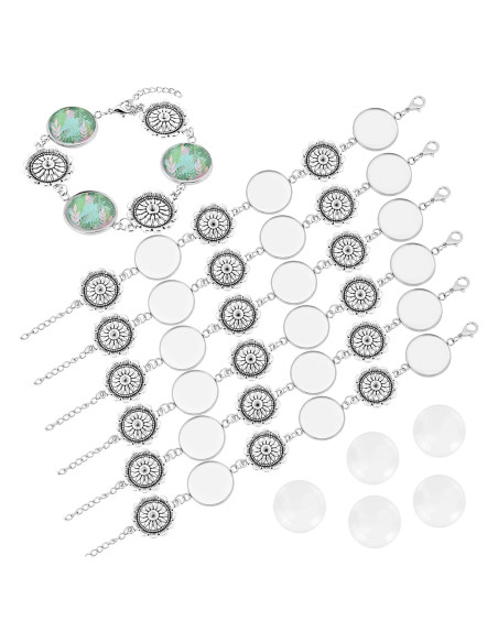 Kit de Pulseras Ajustables PH PandaHall 10 Piezas DIY Joyería