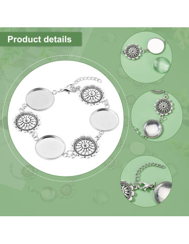 Kit de Pulseras Ajustables PH PandaHall 10 Piezas DIY Joyería