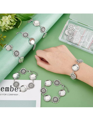 Kit de Pulseras Ajustables PH PandaHall 10 Piezas DIY Joyería