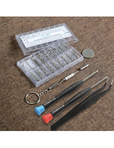 Kit de Reparación de Gafas Bayite con 1000 Piezas y Herramientas 2