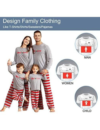 Juego de 9 Piezas de Regla para Camisetas Tietoc - PVC 25.4 cm