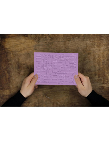 Carpeta de Embossing 3D Hying Feliz Cumpleaños 14.5x10.5cm