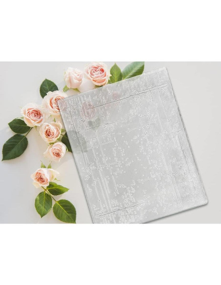 Carpeta de Embossing Texturizada Threetols 15.2x12.1cm