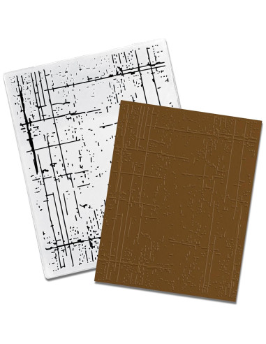 Carpeta de Embossing Texturizada Threetols 15.2x12.1cm