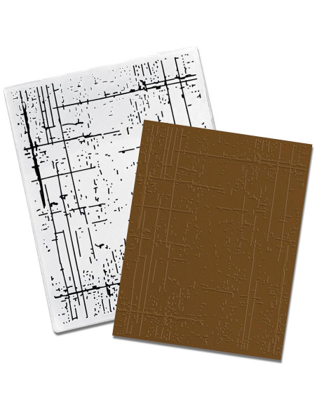 Carpeta de Embossing Texturizada Threetols 15.2x12.1cm