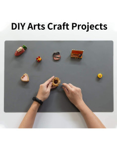 Mantel de Silicona Extra Grande QPIX DIGITAL 60x40 cm Gris 2