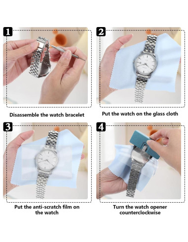 Kit de Herramientas para Reloj Teaaha - Abridor y Destornillador