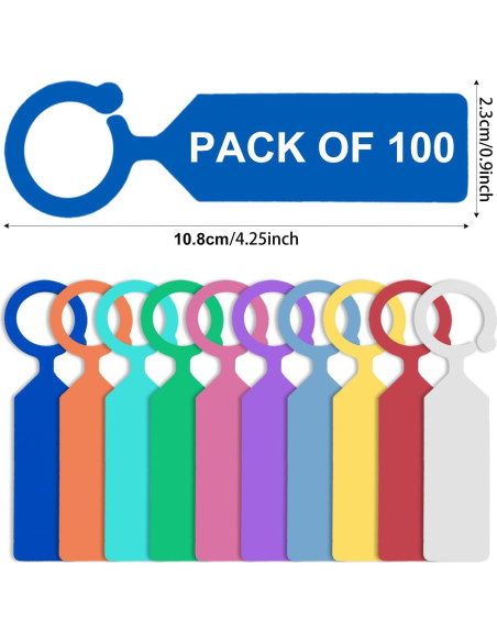Etiquetas de Jardín Yuanling 100 Pcs Plástico Impermeable
