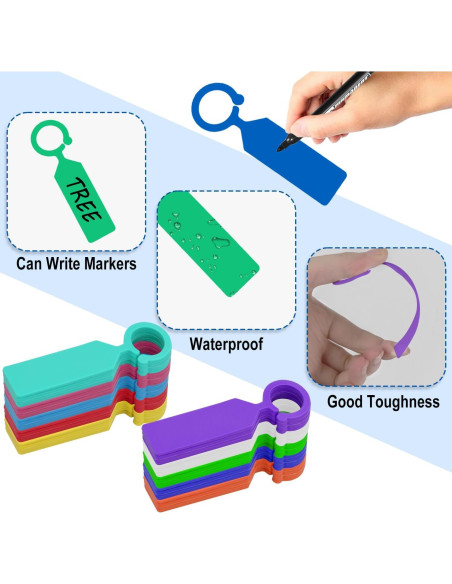 Etiquetas de Jardín Yuanling 100 Pcs Plástico Impermeable