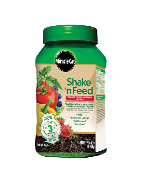 Alimento para Plantas Miracle-Gro 0.45 kg - Tomate, Frutas y Verduras