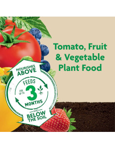 Alimento para Plantas Miracle-Gro 0.45 kg - Tomate, Frutas y Verduras 2