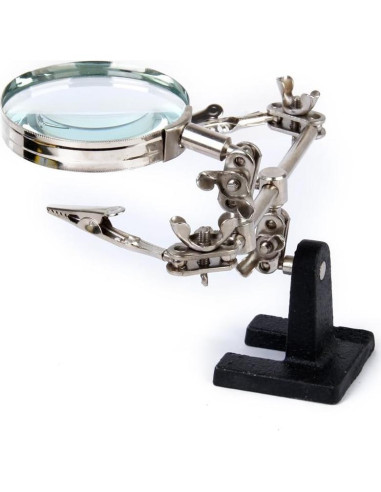 Kit de Herramientas HKWX con Lupa 2.5X para Reparación de Relojes y Joyería