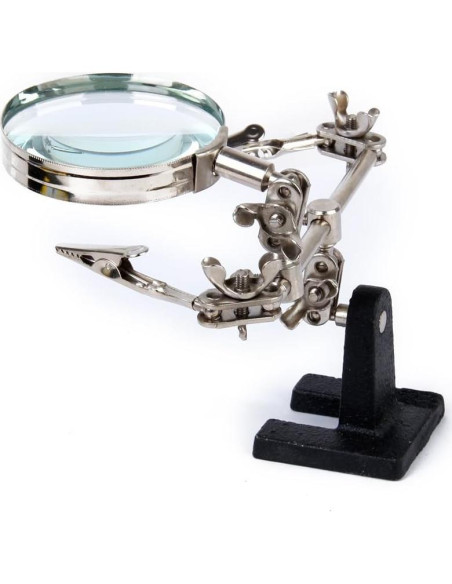 Kit de Herramientas HKWX con Lupa 2.5X para Reparación de Relojes y Joyería