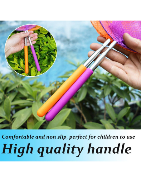 Paquete de 2 Redes de Mariposa HSHTTKL con Mango Telescópico