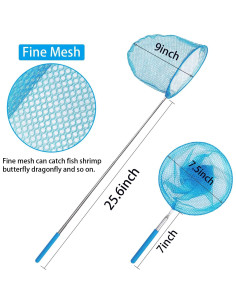Paquete de 2 Redes Telescópicas HTOOLPRO para Mariposas 2
