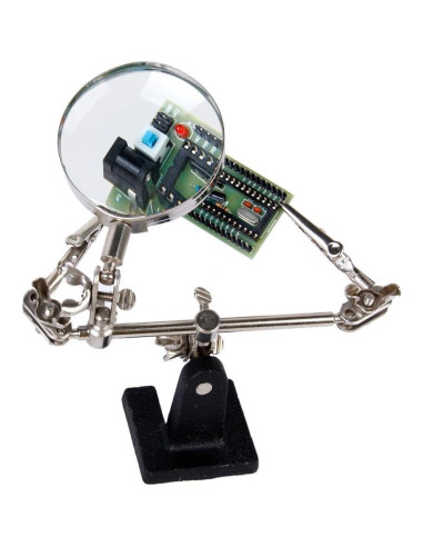 Kit de Herramientas HKWX con Lupa 2.5X para Reparación de Relojes y Joyería