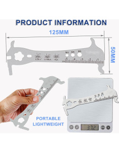 Medidor de Cadena de Bicicleta COOLWHEEL Acero Inoxidable 2