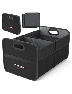 Organizador de Maletero FORTEM 45L Plegable Negro para SUV