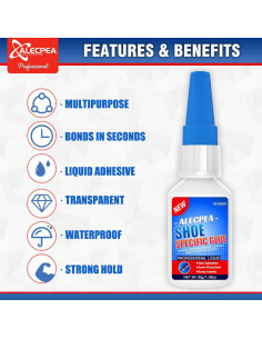 Pegamento para Zapatos ALECPEA 30g - Secado Rápido y Alta Fuerza 2