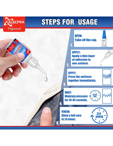 Pegamento para Zapatos ALECPEA 30g - Secado Rápido y Alta Fuerza